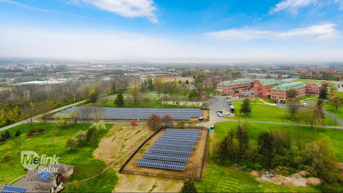 Solar installation at Sisters of the Precious Blood