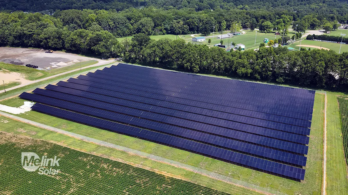 Solar installation at City of Fairfield WWTP